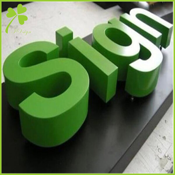 3D Non Illuminated Aluminium Alloy Metal Letters Sign Signage - China Sign  and 3D Numbers Sign price