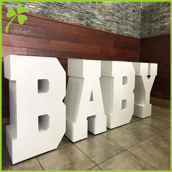 Free Standing Foam Letters For Wedding