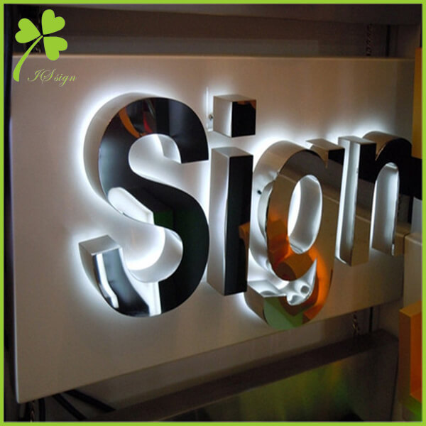 3D LED Backlit Signs Custom Illuminated Letters Factory