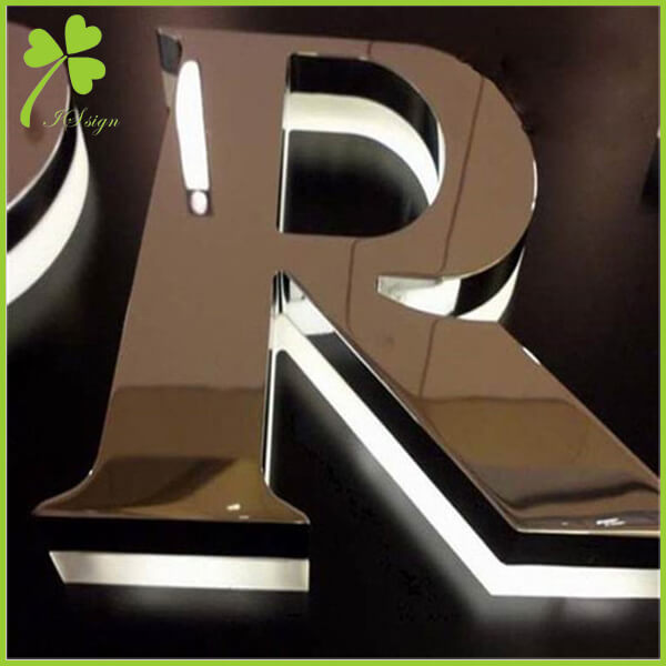 Backlit Stainless Steel Letters Sign Factory Is Led Sign Maker
