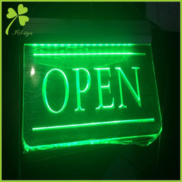 Custom LED Light Base & Custom Laser-etched Acrylic Sign With Logo