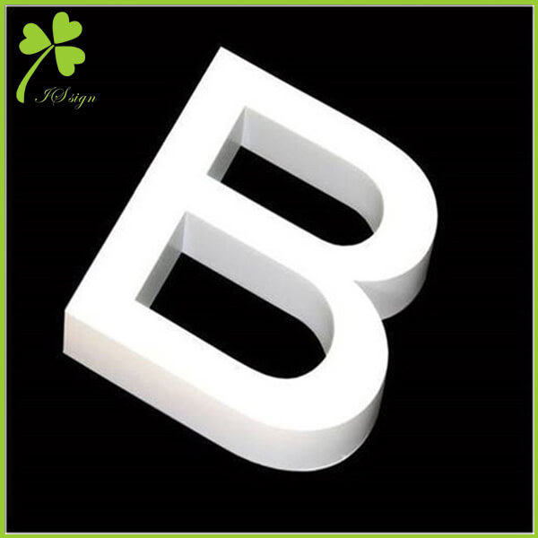 Luxe Illuminated Letters, Custom Fonts Side Lit with Laminate Face