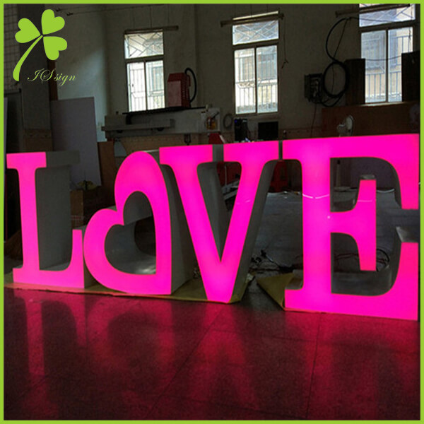 Free Standing Styrofoam Letters for Wedding