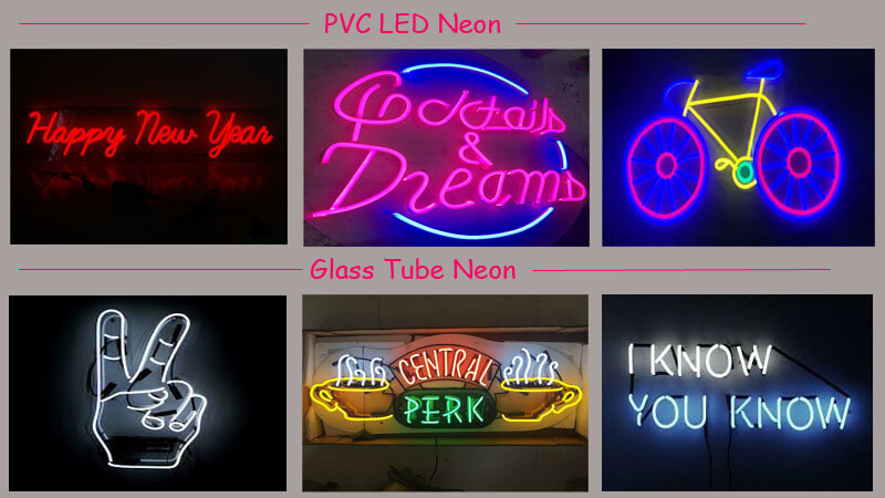 Custom Glass Neon Signs Manufacturer