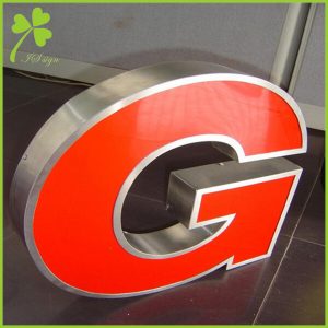 3D Fabricated Face Lit Sign Letters Wholesale Factory