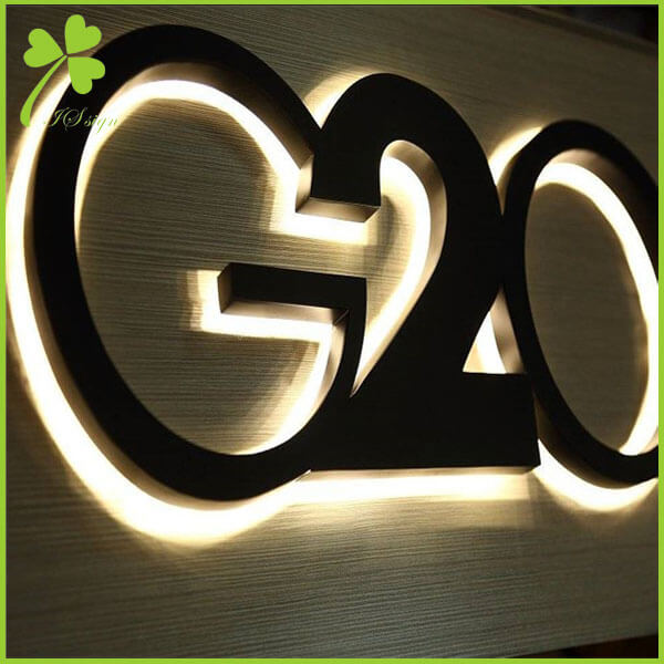 Details about   New Gold Led Back Lit Channel Letter sign  10''   Customize orders only