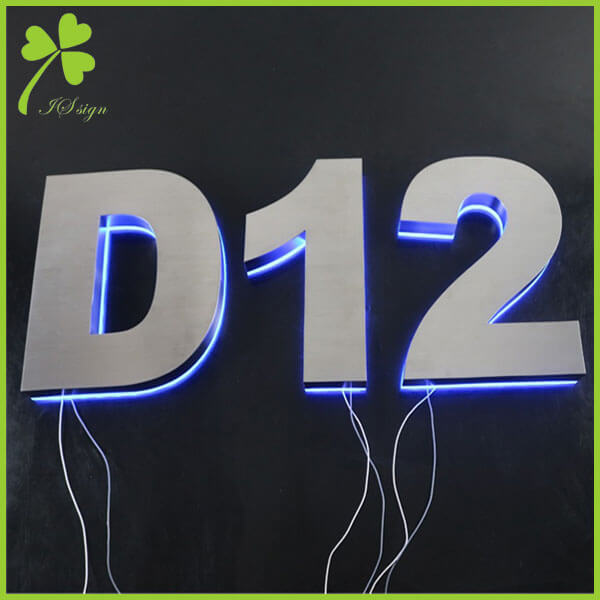 DIY Light-Up Number Sign