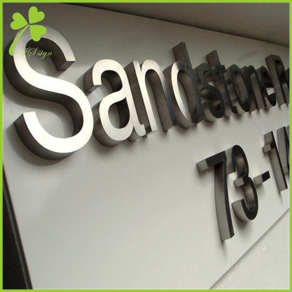 Stainless Steel Letters For Walls  Fabricated Metal Letters - IS LED SIGN