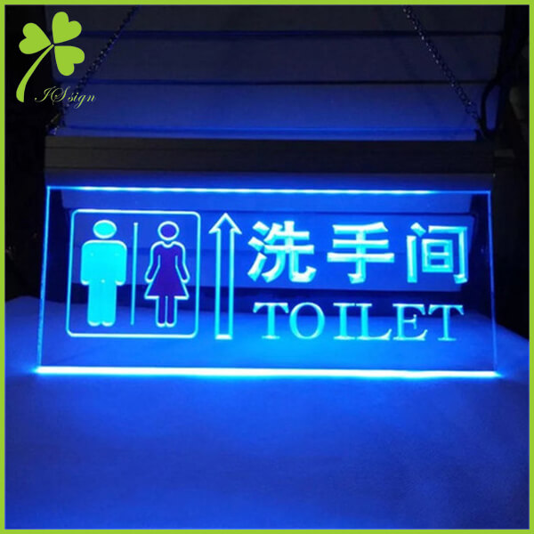 RGB Lights LED Acrylic Sign anging Blank Acrylic Plate