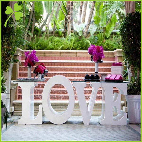 Free Standing Styrofoam Letters for Wedding