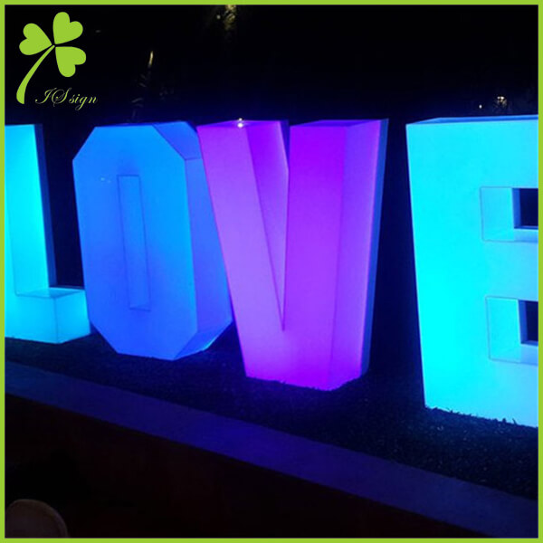 Fillable Acrylic PLAY Letters