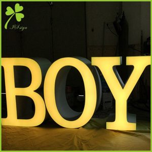 Large Decorative Standing Letters Manufacturing