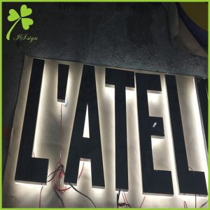 Custom Metal Halo Lit Channel Letter Wholeale Manufacturers