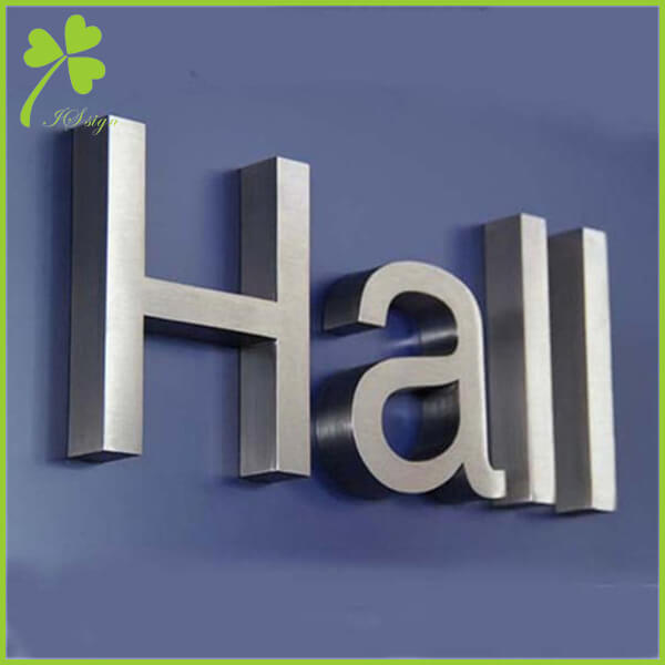 Flat Metal Sign Letters - Custom Painted Steel Letters