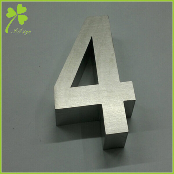 Cast Aluminum Letters and Numbers