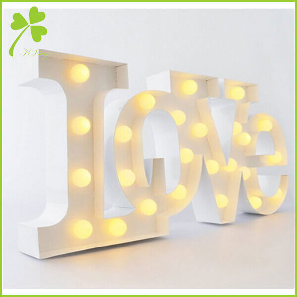 Large Light Up Letters for Wedding Party - WOWORK direct factory