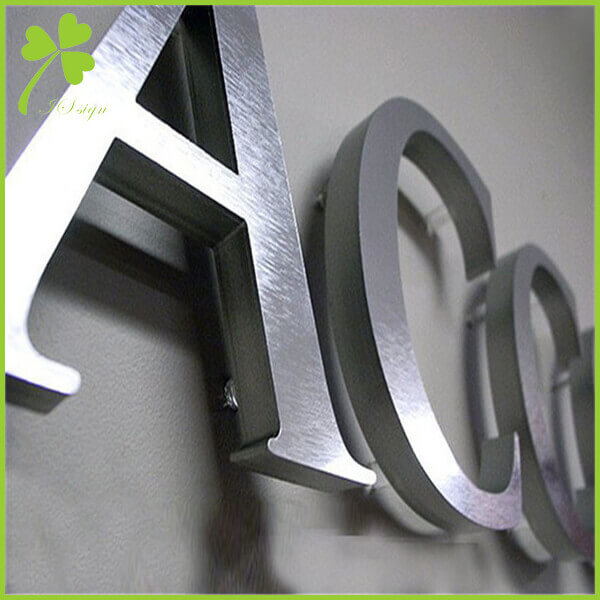 Large Metal Foam Letters - Custom Standing Metal Letters