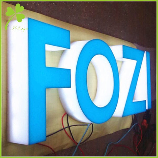 Acrylic Sign With Vinyl Lettering Custom Side Lit Letters