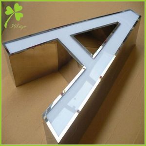 Face Lit Stainless Steel Channel Letters Manufacturer