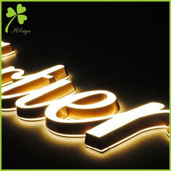 Wholesale Beautiful Acrylic Frontlit and Backlit Mini 3D Channel Letters -  China Face and Back Lighting and LED Sign price