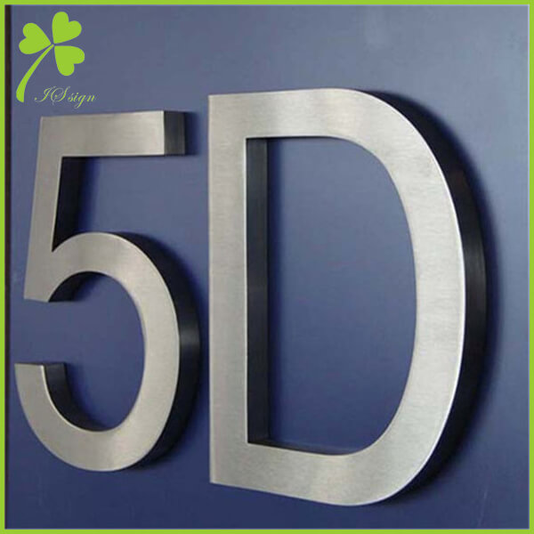 3d letters sign