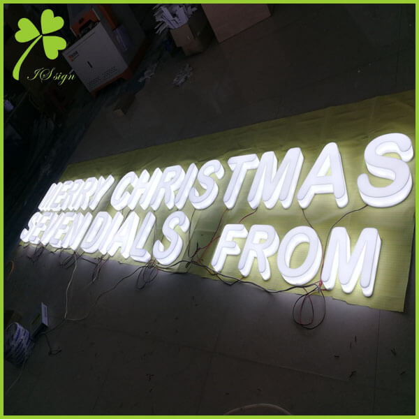 3D Acrylic Full Lit Letters and Signs