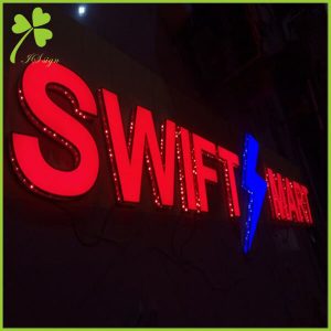 Retail Outdoor LIghted Letter Signage
