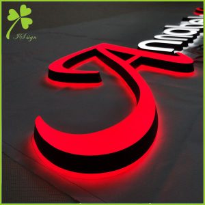 Details about   custom 6'' painted led sign channel letters advertising logos 3d lighted banners