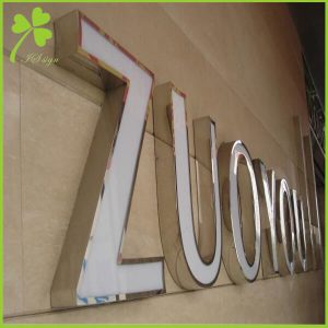 Custom Company Standard Channel Letter Signs Manufacturing