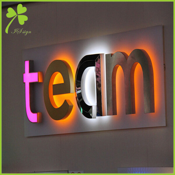 Custom LED Backlit Signs 3D Metal Sign Manufacturer