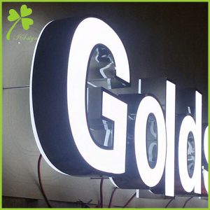 Outdoor Exterior Dual Lighted Letter Signs Fabricator