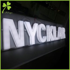 Illuminated Plastic Letters