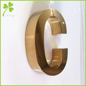 Fabricated 3D Stainless Steel Logo Sign Maker