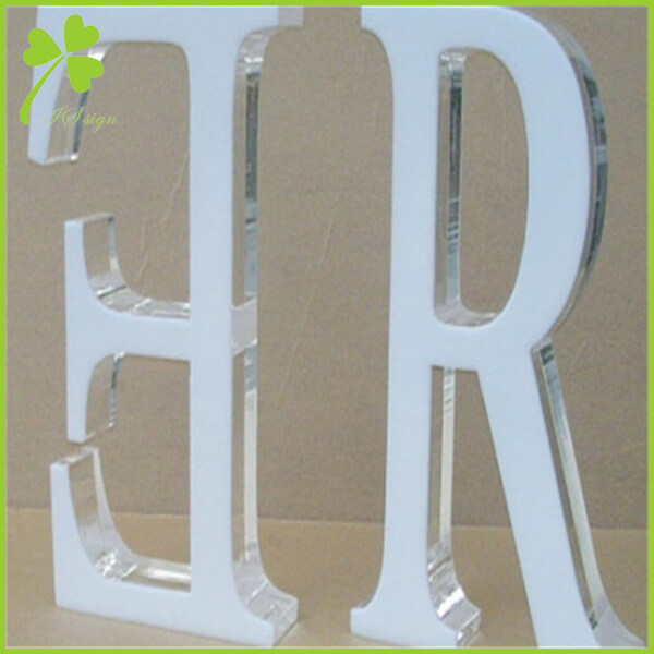 3/8 Thick Flat Cut Acrylic Letters — H SIGNS LLC