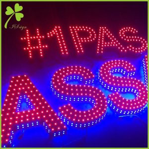 Customized Exposed LED Letter Signs Outdoor Fabrication