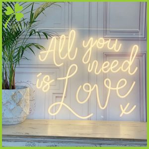 Custom Neon Letter Signs For Wedding Decoration