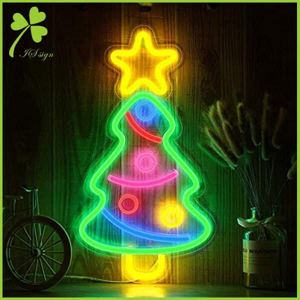 Scritta luminosa Christmas in tubo effetto neon con 1200 led