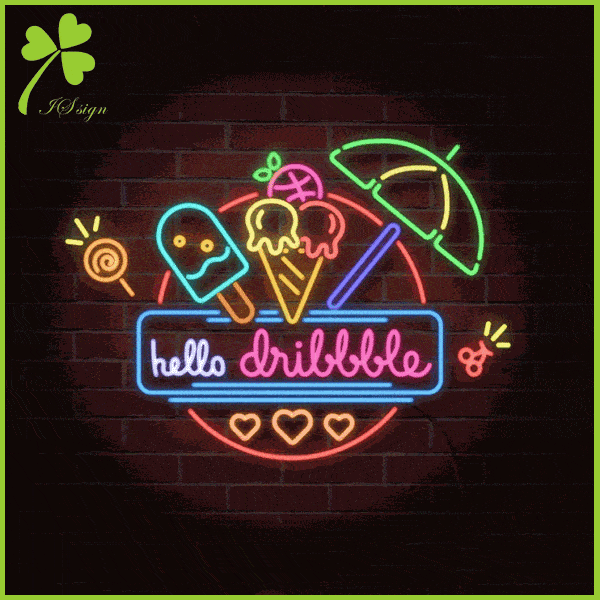 Custom Animated Neon Sign