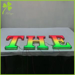 Custom RGB Channel Letters