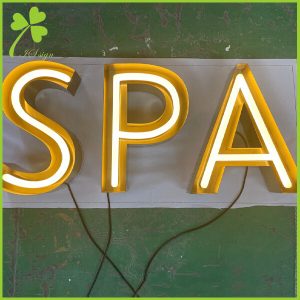 Exposed Neon Channel Letters