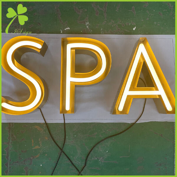 Exposed Neon Channel Letters