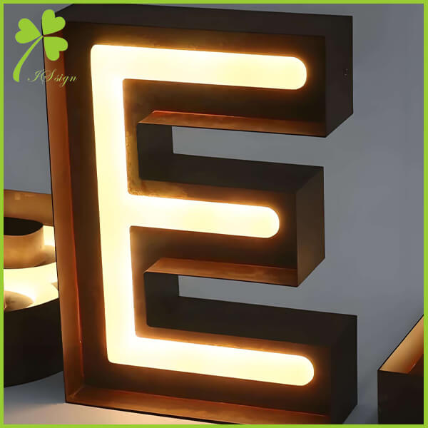 Vintage Open Face Neon Sign